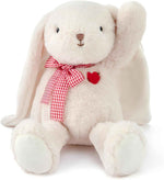 11.4” Small Teddy Bear with Heart Cute White Teddy Bear Stuffed Animals Soft Stuffed Bear Plush Bear Plushie Toys Gifts for Girlfriend Boyfriend Kid