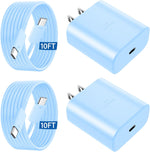 45W USB C Super Fast Charger Type C Charger Fast Charging Android Phone Charger Block with 10FT Type C Charging Cable for Samsung Galaxy S26 Ultra/S26/S26+/S25/S25 Ultra/S25+/S24 Ultra/S23 Ultra/S22