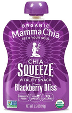 Mamma Chia Squeeze 5 variety (10 pack) Wild Raspberry,Green Magic,Blackberry bliss,Strawberry ,Mango coconut