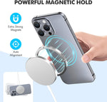 3-Pack 15W Magnetic Wireless Charger: Qi2 Fast Charging Pad for iPhone Air 17 16 15 14 13 12 Pro Max, Samsung Galaxy S26 S25, Google Pixel 10, AirPods-Slim Portable for Desk Bedside Travel-White