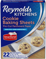 Reynolds Kitchens Air Fryer Liners Disposable, Unbleached Parchment Paper Sheets, 50 Count