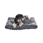 Basics Cat and Dog Bed and Crate Pad Machine Washable Gray X-Small 23 x 18 x 2.5 inches