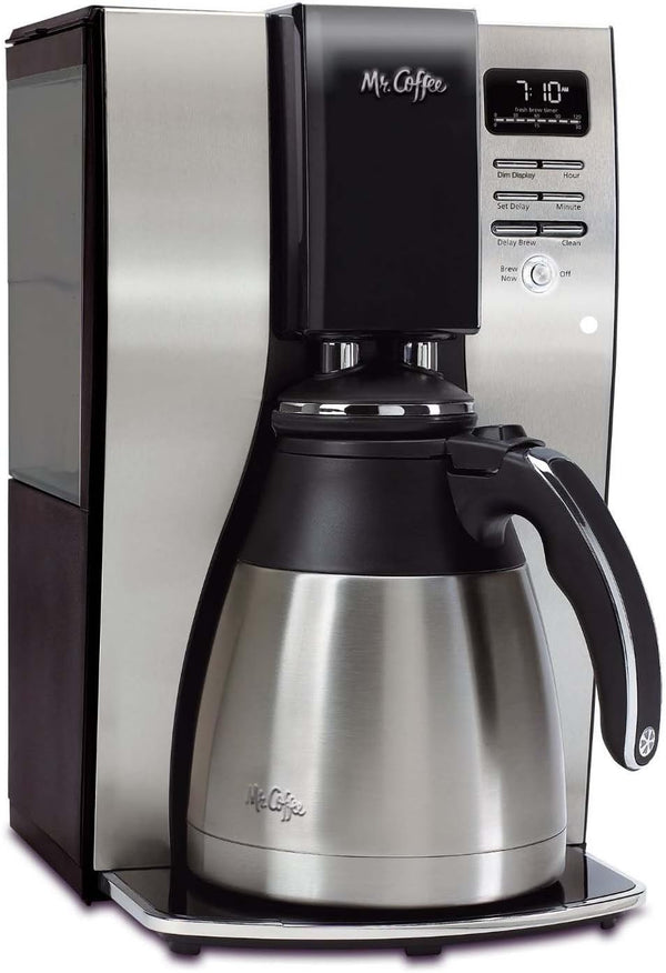 Mr. Coffee 10-Cup Programmable Coffee Maker with Thermal Carafe and Brew Strength Selection