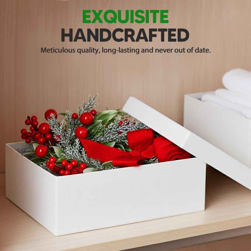 Small Christmas Wreath, 6 Pcs 6" Mini Christmas Wreaths for Cabinets, Small Cabinet Wreaths for Kitchen Cabinet Window Door Farmhouse Christmas Party Decorations Candle Rings Fireplaces (A)