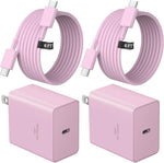 USB C Charger Type C Charger Fast Charging 10FT 45W Samsung Chargers 2-Pack with iPhone Air/17/17 Plus/17 Pro/17 Pro Max/16/16 Plus/16 Pro/16 Pro Max/15/15 Pro Max/iPad Pros/Galaxy S25 S24,Android
