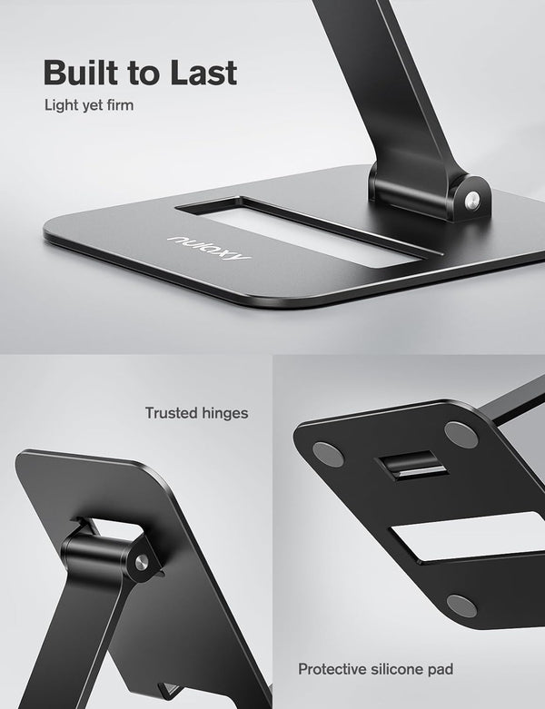 Dual Folding Phone Stand for Desk and Travel, Compatible with iPhone and Nintendo Switch