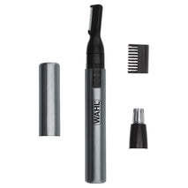 wahl micro groomsman battery personal trimmer for hygienic grooming with rinseable interchangeable heads