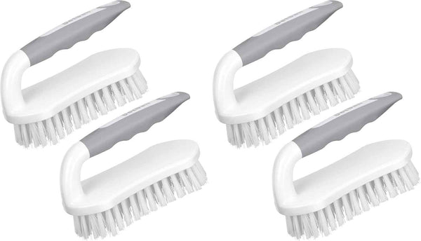 SetSail Scrub Brush, Heavy-Duty Scrub Brushes for Cleaning with Stiff Bristles Cleaning Brush for Shower, Bathroom, Carpet, Kitchen and Bathtub Scrubber - 2 Pack