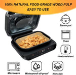 BYKITCHEN Air Fryer Liners for Ninja FG551/DG551/IG651 Foodi Smart XL Indoor Grill, Set of 100, Rectangle Air Fryer Parchment Paper Liners, Ninja Foodi XL Grill Accessories