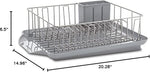 Farberware Classic 3-Piece Dish Drying Rack Set for Kitchen Counter