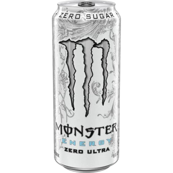 Monster Energy Zero Ultra, Sugar Free Energy Drink, 16 Ounce | Pack of 15
