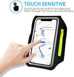 Running Armband for iPhone and Galaxy Phones with Earphone Bag and Zipper Slot