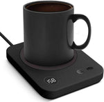 Coffee Mug Warmer, Smart Candle Warmer, Electric Cup Warmer with Aluminum Metal Panel for Office, Desk Accessories, Electric Beverage Warmer for Cocoa, Milk, Coffee Gifts for Dad
