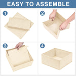 Drawer Organizer Clothes 12 Pack for Nursery Bedroom Closet Organization