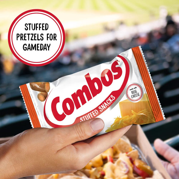 COMBOS Cheddar Cheese and Pretzels Snack Bags 1.8 Ounce Pack of 18