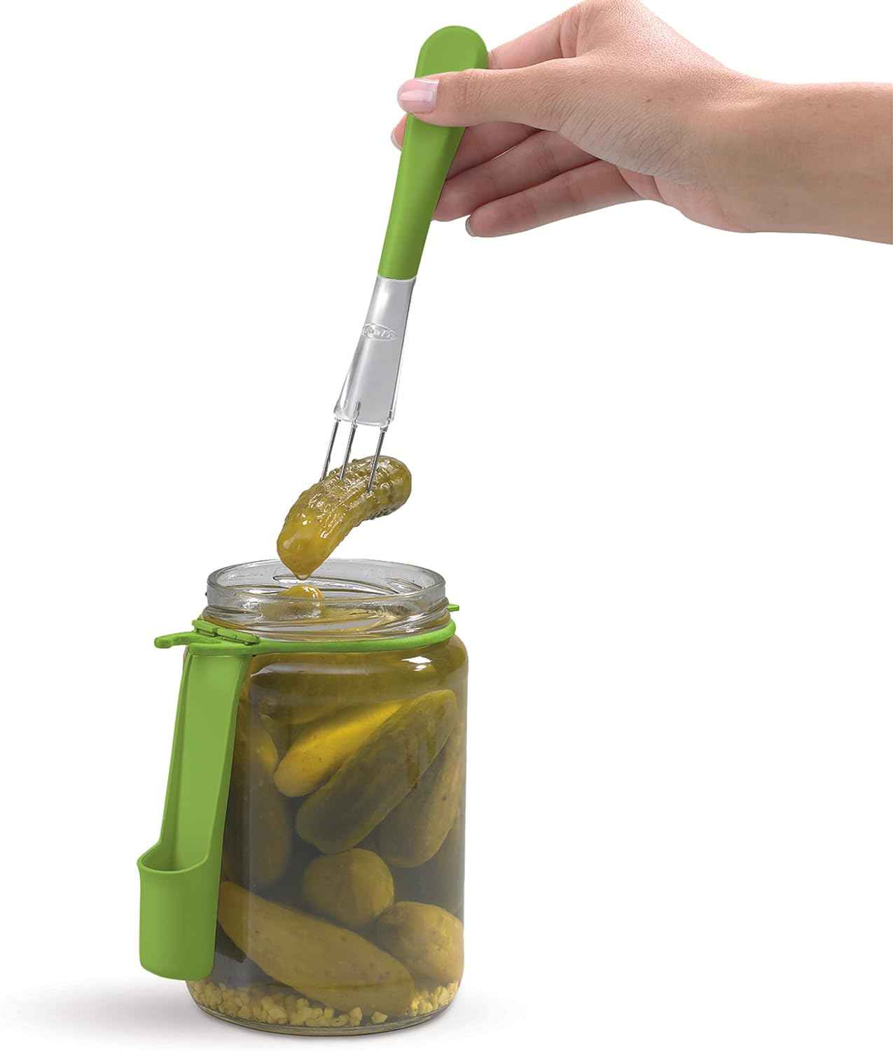 Chef'n FridgeFork Condiment Fork (Arugula and Meringue) Stainless Steel