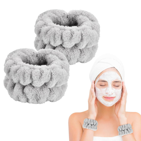 dorbetar microfiber wrist towels for washing face, soft coral fleece, breathable, fast drying