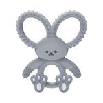 Dr. Brown's soft 100% silicone, BPA free, teething toy for 3m+ babies, pink bunny design