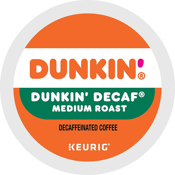Dunkin' Donuts Decaf Keurig Single-Serve K-Cup Pods, Medium Roast, 44 Count