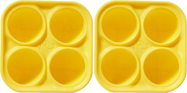 WOOF Pupsicle Treat Tray Mold, Large 25-75lbs, Silicone, Dishwasher Safe, Reusable, Freeze Refill, Dog Treats, Pupsicle Toy