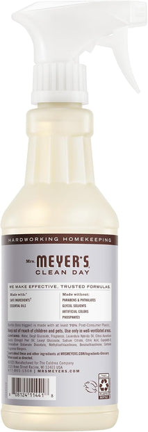 MRS. MEYER'S CLEAN DAY Multi-Surface Everyday Cleaner, Lavender Scent, 16 Fl Oz Bottle - 3 Pack