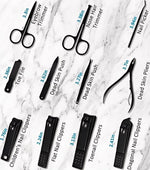 MINKINH Manicure Set Professional Nail Clipper Kit-26 Pieces Stainless Steel Manicure Kit,Nail Care Tools with Luxurious Travel Case (Brown)