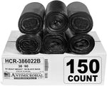 Aluf Plastics High Density Trash Bags, 16 Gallon, 1000 Count, Clear, for Various Uses