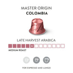 Nespresso Original Line Coffee Capsules, Colombia Master Origin, Medium Roast, 50 Count