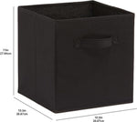 Amazon Basics Collapsible Fabric Storage Bins Organizer Set