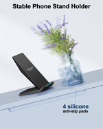 Fast Wireless Charger, NANAMI Wireless Charging Stand Compatible iPhone 17/17 Air/16/15/15 Pro/15 Plus/15 Pro Max/14/13, Nightstand Phone Charger Dock for Samsung Galaxy S26/S26+/S25/S24/S23/S22