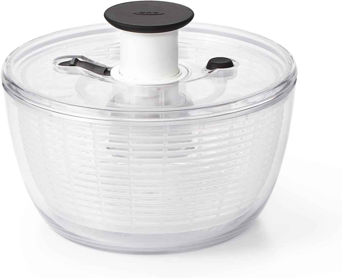 OXO Good Grips Salad Spinner | Lettuce Spinner | Fruit Washer | Fruit Washing Bowl with Strainer | Vegetable Cleaner | Salad Cleaner | Lettuce Washer | 6.22 Quart Capacity