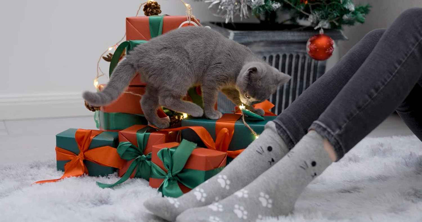 Jeasona Women's Cat Socks Cat Gifts Cute Animal Socks Dog Owl Gifts for Women