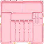Large Expandable Silverware Organizer for Kitchen Drawers