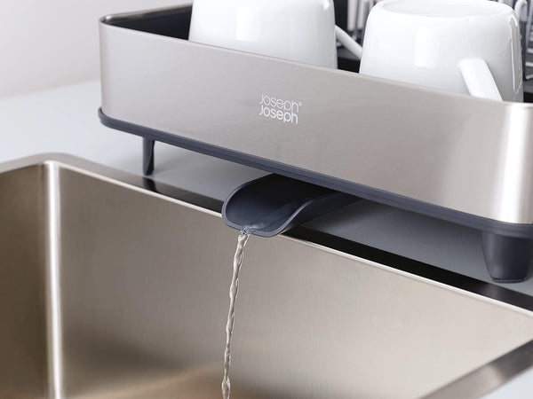 Joseph Joseph Extendable Dish Drying Rack with Dual Parts - Stainless Steel