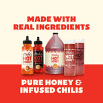 Mike's Hot Honey, 10oz Original Bottles, Spicy Honey Infused with Chili Peppers, Kosher, Gluten-Free, Paleo-Friendly