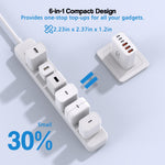 3 Pack 65W GaN Type C Wall Charger Block,6-Port Fast Charging Block,PD USB C Plug Adapter+QC Plug Compatible with Apple iPhone 17/17 Air/16E/16Pro Max/16Plus/16/15/14/13/12/11/XS Max,iPad Pro,AirPods
