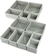 12 pack drawer organizers for clothing storage and organization