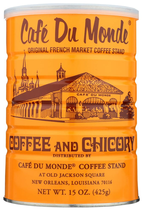 Cafe Du Monde Original French Market Coffee Stand, 15 Ounce Ground Coffee and Chicory
