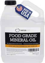 Thirteen Chefs Mineral Oil Conditioner for Wood Cutting Boards and Butcher Block