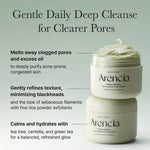 arencia korean rice mochi face cleanser gentle scrub all in one for deep cleansing and moisturizing