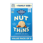 Blue Diamond Almonds Nut Thins Gluten Free Cracker Crisps, Hint of Sea Salt, 4.25 Oz Boxes (Pack of 6)