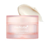 medicube triple collagen cream, 1.69 oz, hydrating & firming moisturizer with hyaluronic acid, premium elastin, shea butter, korean skincare