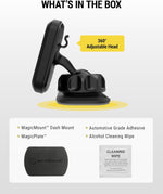 Scosche MagicMount Magnetic Phone Mount for Car, Dashboard Cell Phone Holder