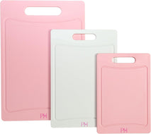 Paris Hilton Reversible Dual Sided Plastic Cutting Board Set