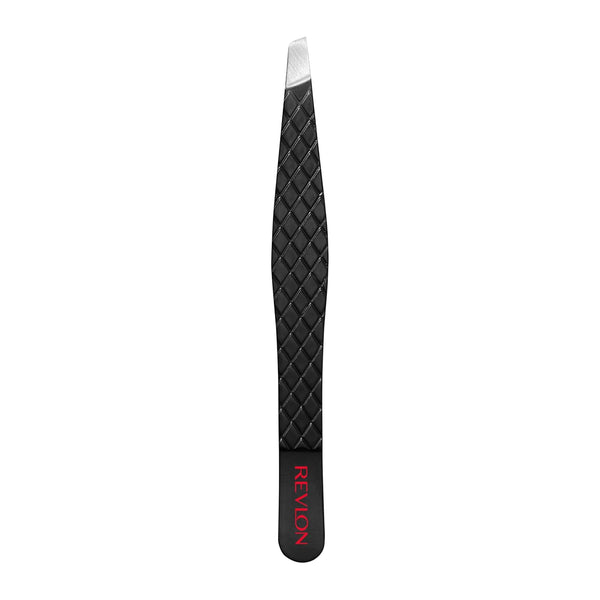 Revlon Expert Slant Tweezer with High Precision and Easy Hair Removal in Stainless Steel for Women and Men