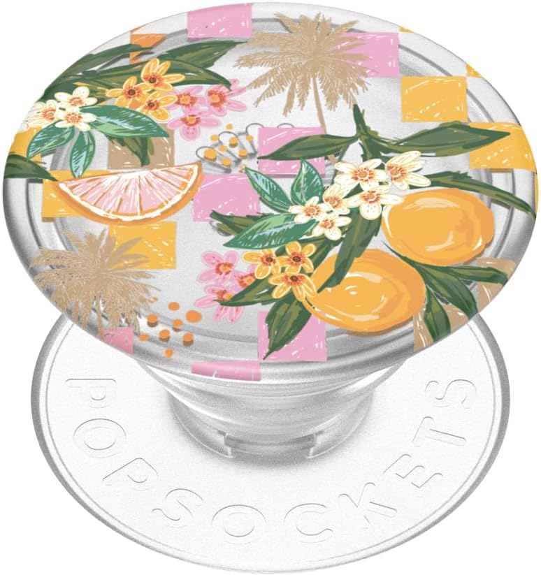 PopSockets Phone Grip with Expanding Kickstand, Adhesive Grip - Neon Pink