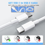 iPhone 17/16/15 Charger, USB C Charger, 2Pack 20W Type C Fast Wall Charge Power Adapter,6FT 60W USB-C to C Cable for iPhone Air/17Pro Max/15/16 Pro Max,iPad Pro 12.9/11 inch,iPad Air 5/4th,AirPods Pro