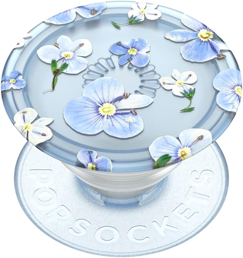 PopSockets Phone Grip with Expanding Kickstand, Adhesive Grip, Cute PopSockets - Purple Fields