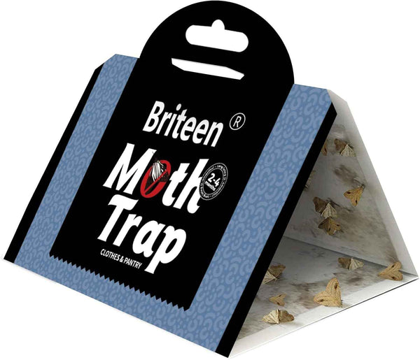 10 pack pantry moth traps with pheromones and glue for safe food and clothing protection