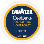 Lavazza Costiera Gran Aroma single-serve Keurig K-Cup pods, light roast coffee, 60-count box